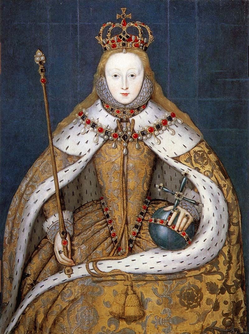 Queen Elizabeth I In Coronation Robes