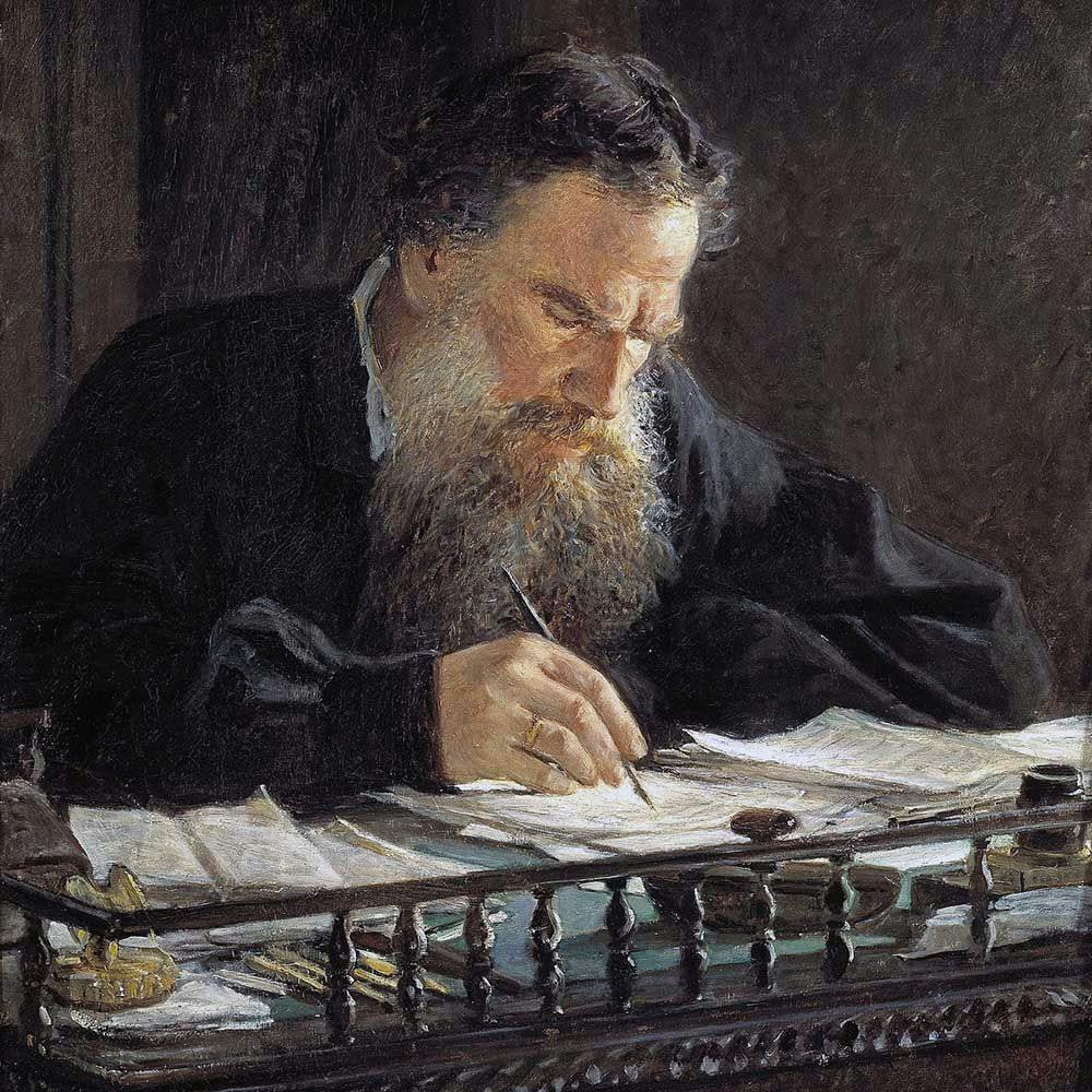 Nikolai Ge 'A portrait of the writer Leo Tolstoy', 1884