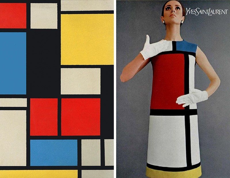 Piet Mondrian by Yves Saint Laurent