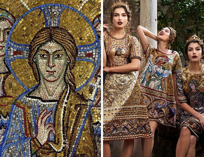 Byzantine chic by Dolce&Gabbana