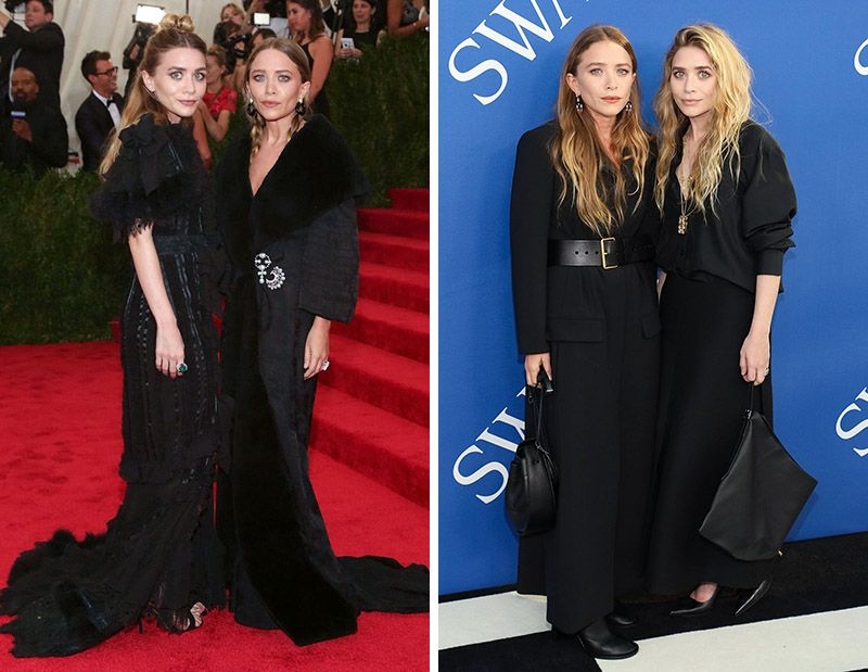 The Olsen sisters style: total black